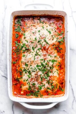Lighter-Eggplant-Parmesan