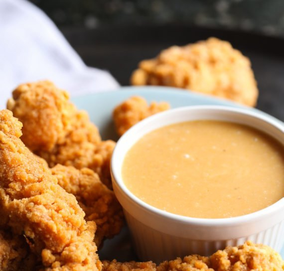 Crispy Chicken Fingers with Dipping Sauce