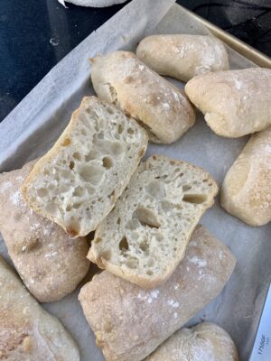 Simple Sourdough Ciabatta Bread
