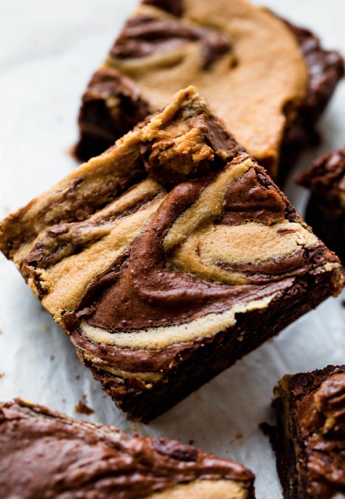 Peanut Butter Chocolate Swirl Brownie Los Angeles Real Estate 